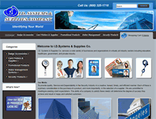 Tablet Screenshot of idsystemsandsupplies.com